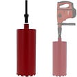 GT MARKET - Couronne diamant Ø 180 mm avec adaptateur pour perceuse et perforateur SDS-max - vignette