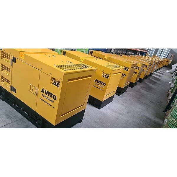 VITO - Groupe électrogène 40kVA Diesel Triphasé et Monophasé AVR ATS Démarrage Automatique Autonomie 10h Silencieux VITO - large