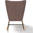 ID MARKET - Fauteuil scandinave IVAR en tissu à bascule patchwork multicouleurs - vignette