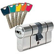 ABUS - Cylindre double entrée ABUS P12RPS nickelé mat Pre-Snap 5 Clés Abus - vignette