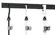 ARTITEQ - Tige aluminium Noire coudée 4 mm - Accessoire Cimaise Tableau 200 cm , Pack de 5 , Noir - vignette