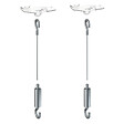 ARTITEQ - Set de suspension faux plafond pour plexi PLV - vignette