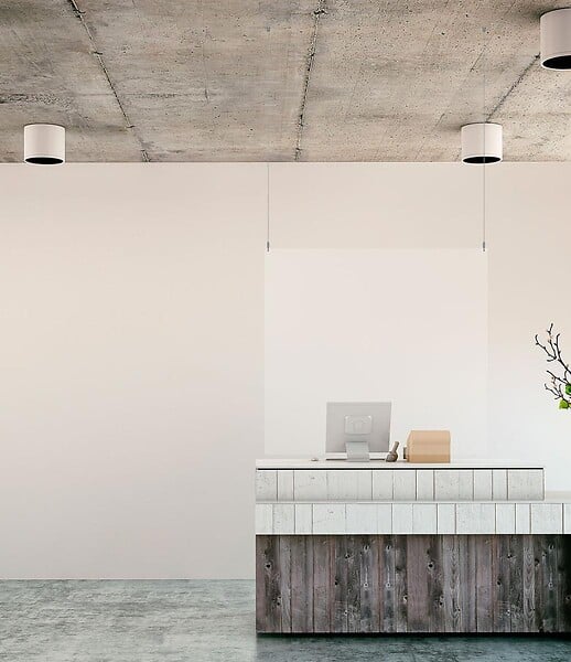 ARTITEQ - Set de suspension faux plafond pour plexi PLV - large