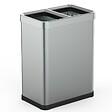 KITCHEN MOVE - Poubelle de tri 2x30L TALLIN inox open top - vignette