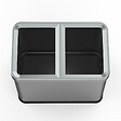 KITCHEN MOVE - Poubelle de tri 2x30L TALLIN inox open top - vignette