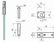 METALUX - Tringles TEG complet 837 METALUX pour serrures 2 et 3 points - F15837SG00 - vignette