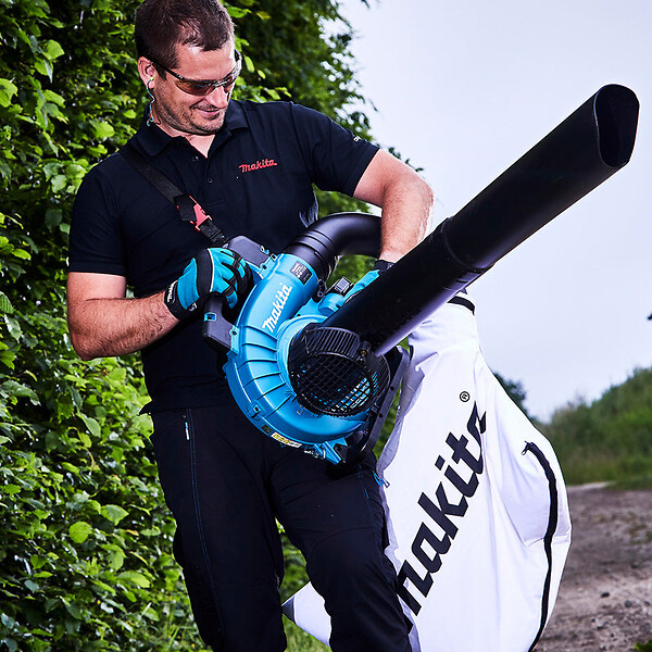 MAKITA - Aspirateur Souffleur MAKITA DUB363PT2V 36V 2x18V avec 2 batteries 5Ah et chargeur double - large