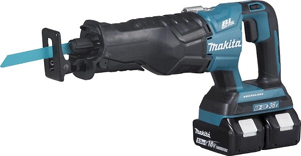MAKITA - Scie sabre 2x5Ah 36V MAKITA DJR360PT2 en coffret + chargeur double - large