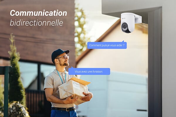 EZVIZ - Caméra Wi-Fi panoramique et inclinable alimentée sur batterie hb8 Lite EZVIZ - large