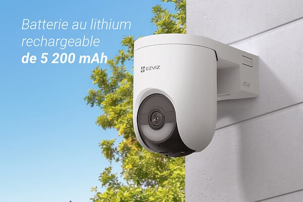 EZVIZ - Caméra Wi-Fi panoramique et inclinable alimentée sur batterie hb8 Lite EZVIZ - large