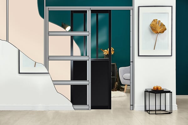 SKYLAB - Kit galandage porte 83 cm - H.211,4xL.168,45xP.102 cm - large