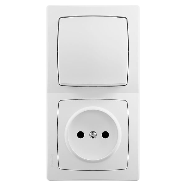 LEGRAND - interrupteur avec 2p montage vertical complet blanc - large