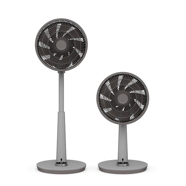 DUUX - Ventilateur sur pied - Whisper 2 Lite - Gris - 18 vitesses - large