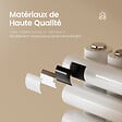 EMKE - EMKE Sèche-Serviettes Chauffage Central 1265 x 600 mm 776W – Radiateur Salle de Bain Eau Chaude, Blanc - vignette