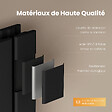 EMKE - EMKE Radiateur Chauffage Central 60 x 30 cm 384W Double Panneau – Radiateur Eau Chaude Vertical Étroit en Acier Noir - vignette
