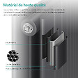 EMKE - EMKE Radiateur Chauffage Central Vertical 63 x 62 cm 805W Double Panneau en Acier Anthracite – Radiateur Eau Chaude Mural Design - vignette