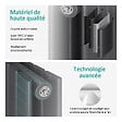 EMKE - EMKE Radiateur Chauffage Central 90 x 30 cm 559W Double Panneau – Radiateur Eau Chaude Vertical Étroit en Acier Anthracite - vignette