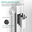 EMKE - EMKE Radiateur eau chaude en acier Tube Rond Radiateur Mural Blanc 180x60cm 2171W Double Couche - vignette