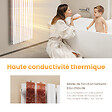EMKE - EMKE Radiateur eau chaude en acier Tube Rond Radiateur Mural Blanc 180x60cm 2171W Double Couche - vignette