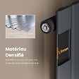 EMKE - EMKE Radiateur Chauffage Central 160 x 30 cm 501W – Radiateur Eau Chaude Vertical Étroit en Acier Anthracite - vignette