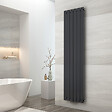 EMKE - EMKE Radiateur Chauffage Central 160 x 46 cm 751W Connexion Centrale 50 mm – Radiateur Eau Chaude Mural en Acier Anthracite - vignette