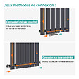 EMKE - EMKE Radiateur Chauffage Central 160 x 46 cm 751W Connexion Centrale 50 mm – Radiateur Eau Chaude Mural en Acier Anthracite - vignette