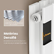 EMKE - EMKE Radiateur Chauffage Central 160 x 30 cm 966W Double Panneau – Radiateur Eau Chaude Vertical Étroit en Acier Blanc - vignette