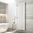 EMKE - EMKE Radiateur Chauffage Central 180 x 53 cm 979 W Connexion Centrale 50 mm – Radiateur Eau Chaude Mural en Acier Blanc - vignette