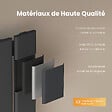 EMKE - EMKE Radiateur Chauffage Central 63 x 85 cm 603W Connexion Centrale 50 mm – Radiateur Eau Chaude Mural en Acier Anthracite - vignette