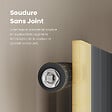 EMKE - EMKE Radiateur Chauffage Central 63 x 85 cm 603W Connexion Centrale 50 mm – Radiateur Eau Chaude Mural en Acier Anthracite - vignette