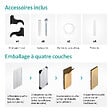 EMKE - EMKE Radiateur Chauffage Central 63 x 85 cm 603W Connexion Centrale 50 mm – Radiateur Eau Chaude Mural en Acier Anthracite - vignette