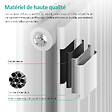 EMKE - EMKE Radiateur Chauffage Central Vertical 63 x 85 cm 1106W Double Panneau en Acier Blanc – Radiateur Eau Chaude Mural Design - vignette
