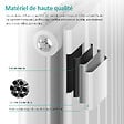 EMKE - EMKE Radiateur Chauffage Central Vertical 63 x 100 cm 1308W Double Panneau en Acier Blanc – Radiateur Eau Chaude Mural Design - vignette