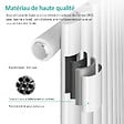 EMKE - EMKE Radiateur eau chaude en acier Tube Rond Radiateur Mural Blanc 60x24cm 166W Seule Couche - vignette