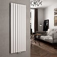 EMKE - EMKE Radiateur Chauffage Central Vertical 160 x 53 cm 1691W Double Panneau en Acier Blanc – Radiateur Eau Chaude Mural Design - vignette