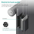 EMKE - EMKE Radiateur Chauffage Central 90 x 30 cm 297W – Radiateur Eau Chaude Vertical Étroit en Acier Noir - vignette