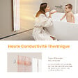 EMKE - EMKE Radiateur Chauffage Central 160 x 30 cm 501W – Radiateur Eau Chaude Vertical Étroit en Acier Blanc - vignette