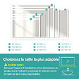 EMKE - EMKE Miroir lumineux salle de bain 60x100cm, Miroir avec l'éclairage, Interrupteur Tactile, Anti-buée, Miroir LED avec Lumière Blanche Froide - vignette