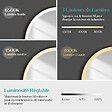EMKE - EMKE Miroir lumineux salle de bain rond diamètre 80cm cadre noir, Sangle réglable, Miroir LED avec Interrupteur Tactile, 3 couleurs de Lumières - vignette