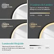 EMKE - EMKE Miroir lumineux salle de bain rond diamètre 60cm cadre noir, Sangle réglable, Miroir LED avec Interrupteur Tactile, Lumière Froide/Chaude/Neutre - vignette