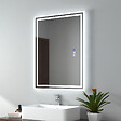 EMKE - EMKE Miroir lumineux salle de bain 60x80cm avec Capteur de Mouvement, Miroir LED à capteur intelligent, Anti-buée, Lumière Froide/Chaude/Neutre - vignette