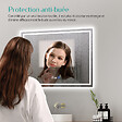 EMKE - EMKE Miroir lumineux salle de bain 60x80cm avec Capteur de Mouvement, Miroir LED à capteur intelligent, Anti-buée, Lumière Froide/Chaude/Neutre - vignette