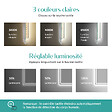 EMKE - EMKE Miroir lumineux salle de bain 60x80cm avec Capteur de Mouvement, Miroir LED à capteur intelligent, Anti-buée, Lumière Froide/Chaude/Neutre - vignette