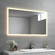 EMKE - EMKE Miroir lumineux salle de bain 100x60cm, Miroir avec éclairage Miroir LED, Lumière Blanche Chaude - vignette