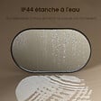 EMKE - EMKE Miroir mural 60 × 100 cm Miroir ovale avec cadre noir, Miroir non lumineux salle de bain - vignette