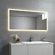 EMKE - EMKE Miroir lumineux salle de bain 120x60cm, Miroir avec éclairage Miroir LED, Lumière Blanche Chaude - vignette