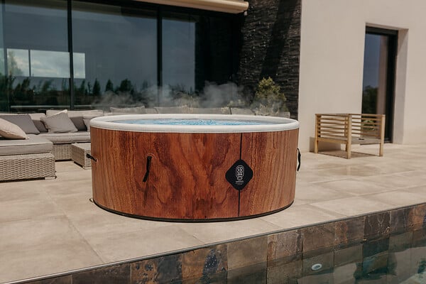 COCO SPA - Coco Spa Tahiti | 180 Cm De Diamètre | 1100 Litres | Moteur 2240 W | Jusqu'à 6 Personnes - large