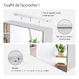 EMKE - EMKE Armoires de toilette 50x65cm Blanche Armoire Salle de Bain en Miroir Double Face - vignette
