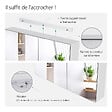 EMKE - EMKE Armoires de toilette 85x65cm Blanche Armoire Salle de Bain en Miroir Double Face - vignette