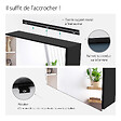 EMKE - EMKE Armoires de toilette 50x65cm Noir Armoire Salle de Bain en Miroir Double Face - vignette